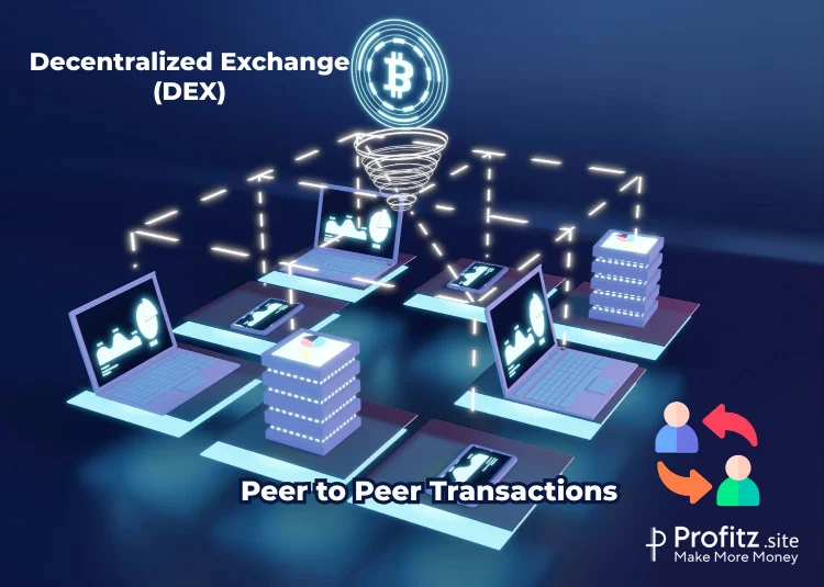 Decentralized Exchange DEX - Peer to peer transaction - no intermediaries